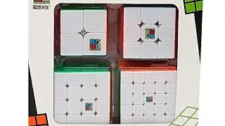 unboxing набора MoYu 2*2 3*3 4*4 5*5