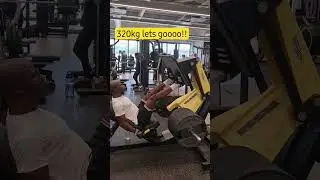 320kg legs press 💯 #gym #shorts