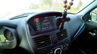 Калина 2 спорт разгон 0-100 на пауке Pro.Car и чипе