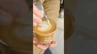 How to pour latte art: a heart