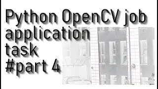 OpenCV tutorial job application task, read folder images 