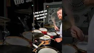 🥁Change your snare sound INSTANYLY with this cheap drum hack!