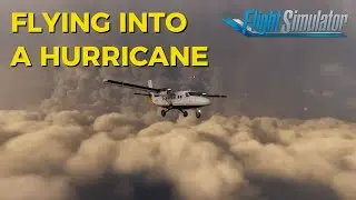 FLYING INTO A HURRICANE - MSFS2020 VR