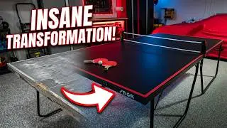 Ping Pong Table Restoration Stiga Came out great