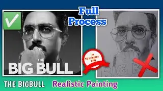 The Big Bull:Poster Painting | Abhishek Bachchan | Kookie Gulati @DisneyPlus Hotstar VIP