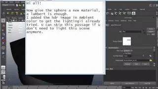 Maya 2011 tutorial-Adding True reflections