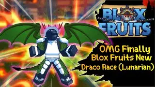 Blox Fruits FINALLY.. New Draco Race (Lunarian)  Leaks & Update Release Date !