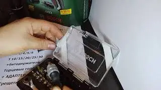 Bosch 27 предм. 2607017459 набор бит   с трещеткой