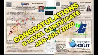 CONGRATULATION ALL O LEVEL PASS STUDENT CERTIFICATE DOWNLOAD 2020 JANUARY JULY STUDENTS BEST WISHES