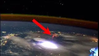 Giant red lightning can be seen from space