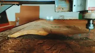 How to CNC Machine move and check working area up to down wooden pcs