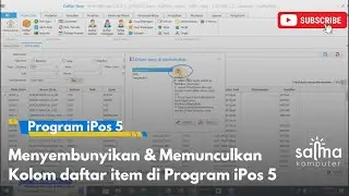 104 - Menyembunyikan & Memunculkan Kolom daftar item di Program iPos 5