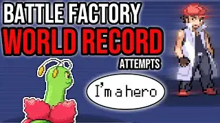 POWER WENT DOWN! Battle Factory WORLD RECORD Attempts! | Pokemon Emerald