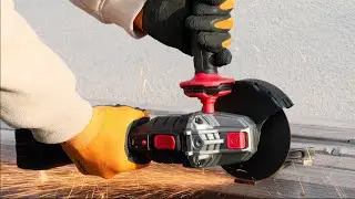 PARKSIDE performance PWSAP 20 Li D4 angle grinder with 20V 8Ah battery. Ready to Connect.