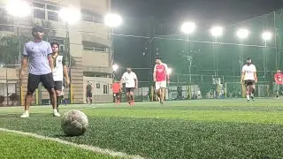 Football 6v6 intense match