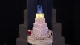Projection mapped wedding cake in NJ