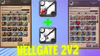 Albion Online I Hellgates 2v2 PVP I 4.5+ Milion Silver I 1H Curse + 1H Holy Staff