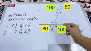 Angles Formed By Parallel Lines Cut By a Transversal