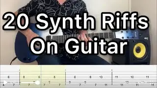 20 Keyboard and Brass Themes on Guitar + Tabs