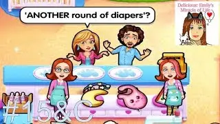 Delicious Emily’s Miracle of Life | Level 15 & Challenge “Diaper Rush” (Full Walkthrough)