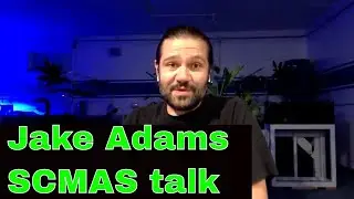 Jake Adams speaks at SCMAS