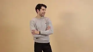 Gri Kazak ve Siyah Pantolon Erkek Kombini - Basic Erkek Giyim Tarzı