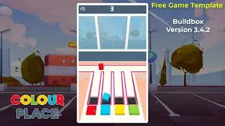 Buildbox Free Template - Colour Place free game Template