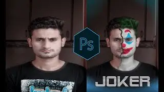 How To Create Joker Face Effect In Photoshop Tutorial[Adobe Editing Tips]