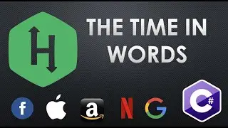 The Time in Words | Hackerrank | Medium | C# Solution |