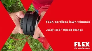 Thread change with easy load function Cordless lawn trimmer GLT 35 18-EC from FLEX