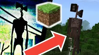Siren Head In Minecraft!!!!