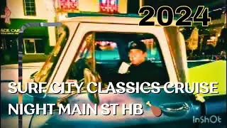 Surf city classics downtown HB A cold short, cruise night 11/27/2024 #automobile #musclecar