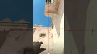 CS2 Dust 2 - B Smokes (Window, Door) - #Cs2 #CounterStrike