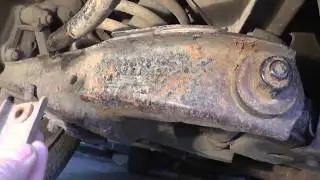 Repairing the stabilizer mount on a classic car