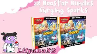Unboxing 2x Pokemon Surging Sparks Booster Bundles /w @Pleed13  #unboxing #pokemon #pokemoncards