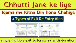 Chutti jane ke liye iqama me kitna date hona chahiye|how many days should the Iqama be valid to exit