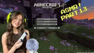 ASMR Minecraft gameplay🌸 (PS5 controller sounds, whispers, Minecraft music)
