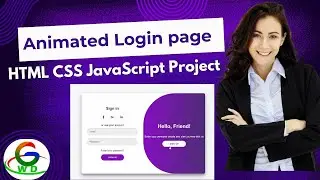 HTML CSS JavaScript Project || Slide Form || Login page || Guri Web Developer || Practice Project