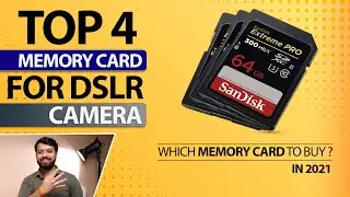 Top 4 SD Memory Card For DSLR & Mirrorless Cameras In 2021