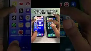 iPhone 13 vs iPhone XR SPEED TEST 🔥 #youtubeshorts #iphone #ios18
