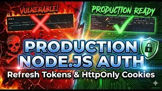 Stop Storing JWTs in LocalStorage | Production Auth in Node.js (Access + Refresh Tokens)