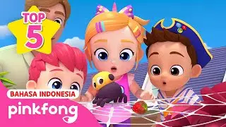 [TOP 5] Laba-laba Kecil dan lain-lain | Kumpulan Lagu Anak | Bebefinn Bahasa Indonesia