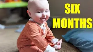 Jonah's Six Month Update with Hilarious Moments & Cute Crawling Attempts
