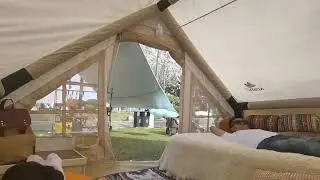 Aisun inflatable tent is spacious, which is enough for family use.