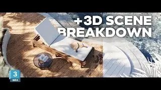 Chaise Lounge Sunbed - 3D Modeling Webinar in 3ds Max