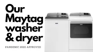 Get to know our Maytag 5.2 cu. ft. washer& Maytag 7.4 cu. ft. dryer (pls watch our follow up video)