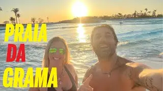 Fui na PRAIA DA GRAMA *Ondas Perfeitas Artificiais