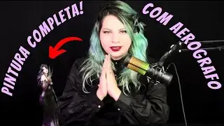 Pintando Impressão 3D Lust de Fullmetal Alchemist - Pintura de Pele Com Aerógrafo