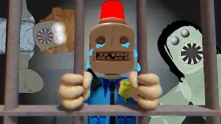 Can I ESCAPE SIREN COP’S PRISON? | ROBLOX SCARY OBBY