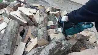 Makita Chainsaw in Dirty Wood Pile part 2 #makita #chainsaw #drujba